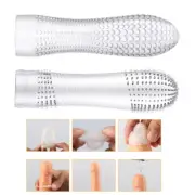 Reuse Large Thick Male Penis Extender Girth Enhancer Ribbed Penis Sleeve Condom