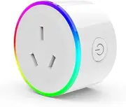 Australove WIFI Smart Plug with RGB Light, Wireless Power Outlet