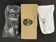 16oz punch BOXING GLOVES - Mexican LUCKY 13 - WHITE