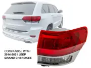For Outer Tail Lamp 2014-2021 Grand Cherokee Laredo Limited Passenger Right Side (for: Jeep)