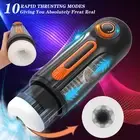 Intelligent Automatic Sucking Heating Telescopic Stroker Masturbator Cup Sex Toy
