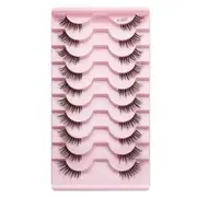 Lashie - False Eyelashes (Various Designs) Y1007 - Black - One Size