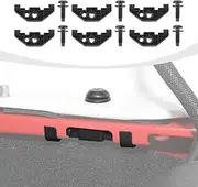 RAZPOY JK Hard Top Hardware Kit, 12PCS Roof Hard Top Quick Removal Bolt Retainer Nut Kit Compatible with 2007-2017 Jeep Wrangler JK 4-Door