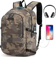Tzowla Business Laptop Backpack Water Resistant Anti-Theft with USB Charging Port and Lock 15.6 Inch Computer Backpacks for Men, Women, Casual Hiking Travel Daypack (