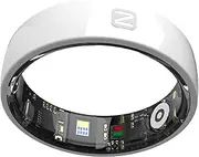 CNBRO Smart Rings for Men Women Health Ring Heart Rate Monitor Sleep Rings NFC Control Family Care Exercise Activity Tracker Pedometer Step Counter Smart Rings for Android & iOS Phones Ceramic Ring