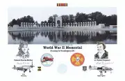 Tuskegee WWII Pilots, Gen McGee & Lt R. Ferguson, WWII Memorial s/n