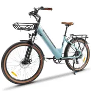 [EU DIRECT] KAISDA K601 Electric Bike 36V 16AH Battery 250W Motor 26inch Tires 90-100KM Max Mileage 150KG Max Load Elect
