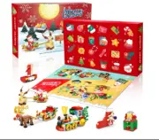 Advent Calendar 2024 with Building Blocks Toys 24 Days Christmas Countdown