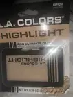 LA COLORS SHIMMERING BRONZER COSMETIC POWDER ***SHINE BRIGHT***