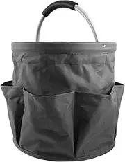 Ergonomic Handle Garden Tool Organizer Bag Large Storage Capacity Waterproof for Outdoor Use