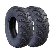 TDR 2pcs 25x8-12 Knobby Tubeless Tyre Tire for 600cc 650cc 750cc ATV Quad UTV Buggy Go Kart Mower 12 Inch Radial Tire