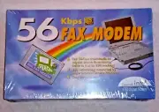56 Kbps FAX MODEM PC Card V.90 Intel Chipset 1261022-011 Unopened NOS Vintage