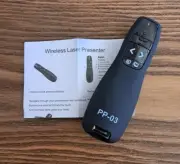 Wireless Presenter Remote 2.4GHz USB Laser PowerPoint PPT Clicker PP-03