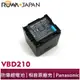 【ROWA 樂華】FOR Panasonic 國際牌 VBD210 DU21 鋰電池 防爆 原廠充電器可充