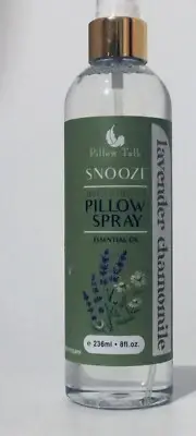 Pillow Talk SNOOZE Aromatherapy Pillow spray LAVENDER CHAMOMILE 8fl oz