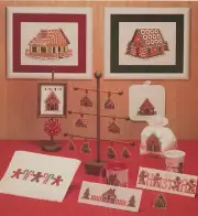 Color Charts Gingerbread Christmas Counted Cross Stitch Pattern