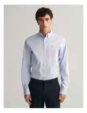 [Gant] Regular Fit Pinpoint Oxford Shirt in Light Blue