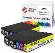10 Pack (4BK,2C,2M,2Y) Compatible Ink for HP 975X for HP PageWide Managed P55250 P55250dw P57750 P57750dw PageWide Pro 452 452dw 477 477dw 552 552dw 577 577dw 577z