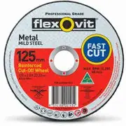 FLEXOVIT 125 x 2.5mm Metal Cut Off Disc 66252841561