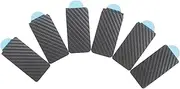 Angoily 6pcs Cover Computer Laptop Stickers Laptop Slider Cable Web Plug Clip Phone Holder Mini Laptop Stand Shield Cover Slide Abs Black
