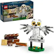 LEGO Harry Potter Hedwig at 4 Privet Drive Building Set, Toy for 7 Plus Year Old Girls & Boys, with an Owl Figure, Animal Playset for Independent Play, Wizarding World Kids' Toys 76425