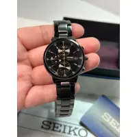 在飛比找蝦皮購物優惠-SEIKO精工手錶SNDW47P1 黑色 計時 日期 女錶