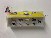 Noch 15719 Dogs (9) Figure Set - OO / HO Gauge