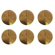 6Pcs Round Quantum Mobile Phone 5G Wi-Fi EMF Sticker for Cellphone1962