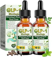 GLP-1 Moringa Drops, Advanced GLP-1 Supplement Drops, Organic Moringa GLP-1, Gut & Digestive Immune & Energy Support (2pcs)