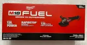 New Milwaukee Fuel 3670-20 M18 18V 4-1/2"-6" Braking Grinder, Paddle Switch NIB