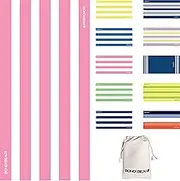 BONDI BEAR Sand Free Beach Towel (Sunset Pink, 180x90)