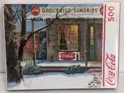 500 Piece Springbok Puzzle "COCA-COLA CHRISTMAS STORE" NIB