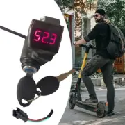 /Electric Scooter Thumb Throttle Lock With Key And Real Time Voltage Display.