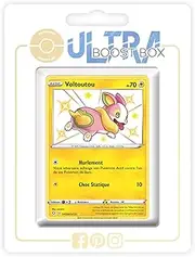my-booster SWSH045-FR25-UB-SV039 Voltoutou (Voldi) SV039/SV122 Secret Dazzling Myboost X Epée et Bouclier 4.5 Destinées Radieuses, Box of 10 French Pokémon Cards