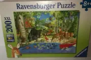 Sealed NEW Ravensburger WOODLAND FRIENDS Puzzle 200 XXL, Made in Germany YOUTH