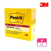 在飛比找momo購物網優惠-【3M】654-3SS Post-it 利貼 狠黏 便條紙