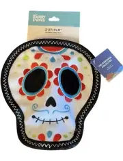 halloween pet toy ZippyPaws Z-Stitch Sugar Skull Dog Toy