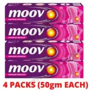Moov Fast Pain Relief Cream 50g (Pack of 4) Muscle Pain & Joint Pain