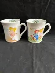 Vintage Pair 1984 Cabbage Patch Kids Porcelain Cups