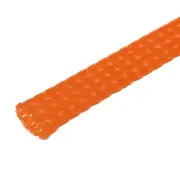 Expandable Sleeving 1/4-inch 100ft Cable Sleeve Orange
