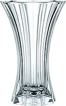 Nachtmann Saphir Collection, Crystal Vase, 10-Inch, Decorative Glass Vase for Flowers, Home Décor, and Centerpieces, Makes a Great Wedding, or Housewarming Gift, Clear