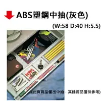 在飛比找樂天市場購物網優惠-【文具通】ABS塑鋼中抽(灰色)