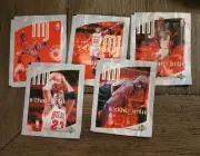 MJ Michael Jordan 1998 SEALED Sticker Pack Upper Deck