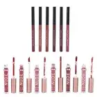 12pcs Matte Lip Gloss Lip Liner Set Waterproof Long Lasting Liquid Lipstick BBY