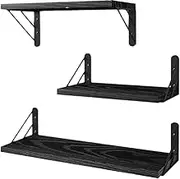 Ysyaxsyt Wall Shelf Black Wall Frames in Different Sizes. Wall-Mounted Wooden Frame Home Furnishing