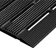 MATALL Heavy Duty Outdoor Mat - 18 x 30 Inches Non-Slip Drainage Floor Mat for All Weather Garage Pool Home Entry Indoor Mud Mat