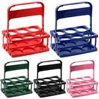 Wine Organizer Wine Racks Wine Beer Bottle Carrier with Cup Holder Stand