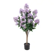 Lilac Crepe Myrtle Tree – Faux Blooming Decor (90cm, UV Protected)