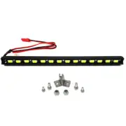 Nitro Hobbies 1/10 Aluminum White Super Bright LED Light Bar w/ Short Mount Blac