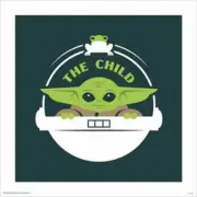Star Wars: The Mandalorian - The Child Capsule POSTER Art Print 60x60cm NEW